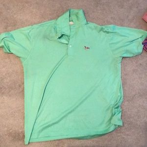 Green Donald Ross Golf Shirt - Large